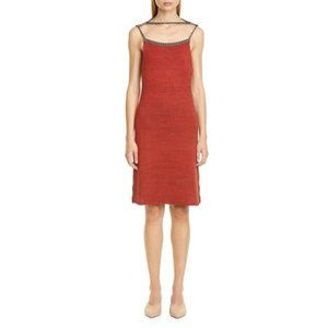 Eckhaus Latta Décolleté Sweater Knit Dress